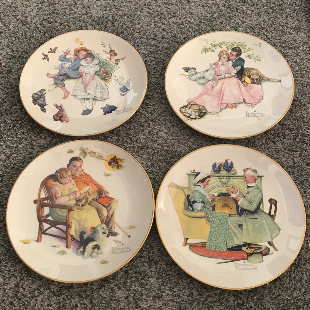 Norman Rockwell vintage ‘73 The Four Seasons Series